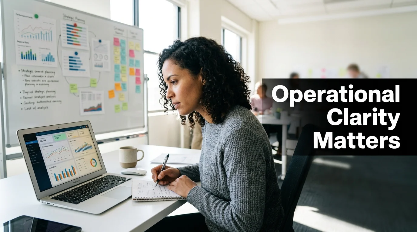 Why Dashboards and SOPs Fail Without Operational Clarity